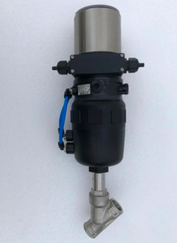 BURKERT 8692 DIGITAL ELECTRO PNEUMATIC POSITIONER 1067 VALVE 316L DN20